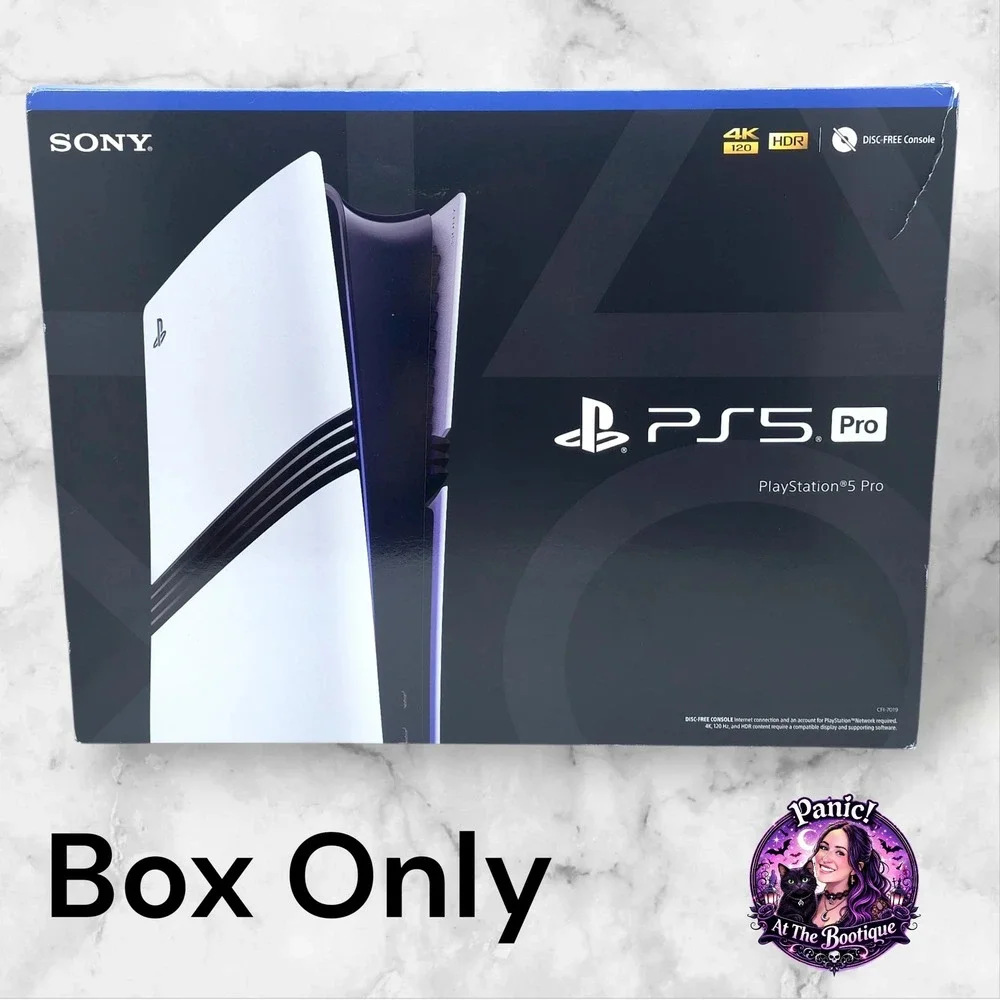 Sony PlayStation 5 Pro Box Only Retail Packaging Manuals Inserts 2TB Resell Box